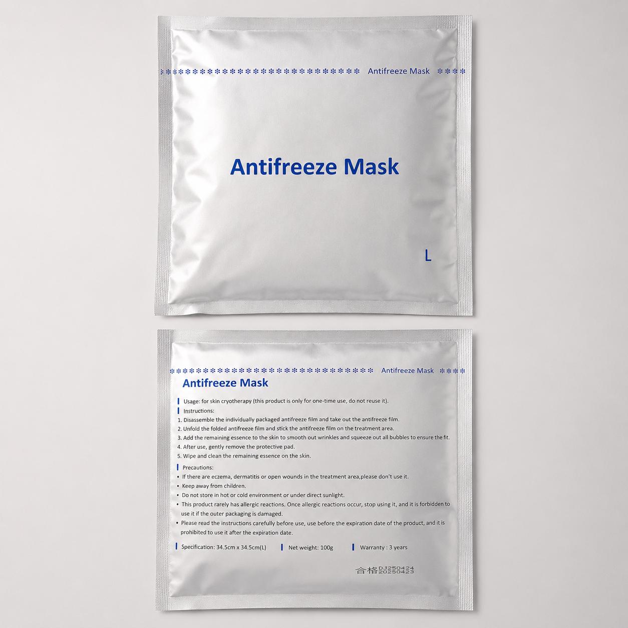 Kit 25 lingettes CRYO 34x34 ou 27x25 cm